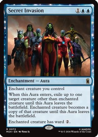 Secret Invasion (MSH-072) - Marvel Super Heroes Foil - Card Brawlers