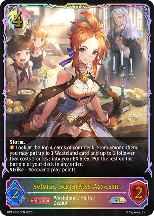 Selena, Sugarkiss Assassin (BP11 - SL16EN) [Bullet of Fate] - Card Brawlers