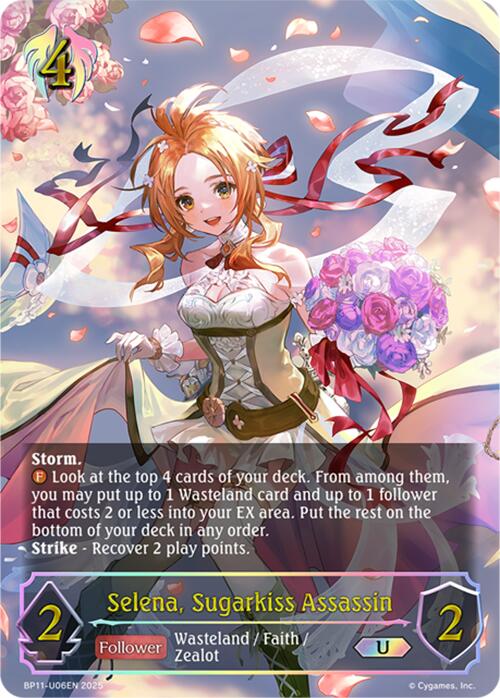 Selena, Sugarkiss Assassin (BP11 - U06EN) [Bullet of Fate] - Card Brawlers