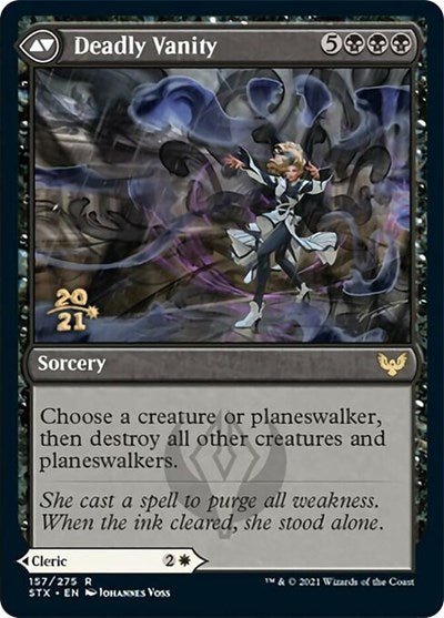 Selfless Glyphweaver // Deadly Vanity [Strixhaven: School of Mages Prerelease Promos] - Card Brawlers