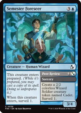 Semester Foreseer (FRA-039) - Reality Fracture - Card Brawlers