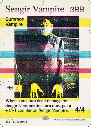 Sengir Vampire (0291) (SLZ-291) - Secret Lair x MSCHF: The Zeta Set - Card Brawlers