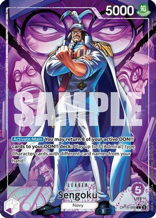 Sengoku (060) (Alternate Art) (OP16-060) - The Time of Battle Foil - Card Brawlers