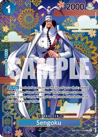 Sengoku - OP07-046 (SP) (OP07-046) - The Azure Sea's Seven Foil - Card Brawlers