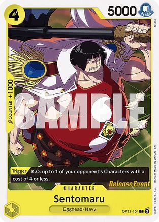 Sentomaru (OP12-104) - Legacy of the Master Release Event Cards - Card Brawlers