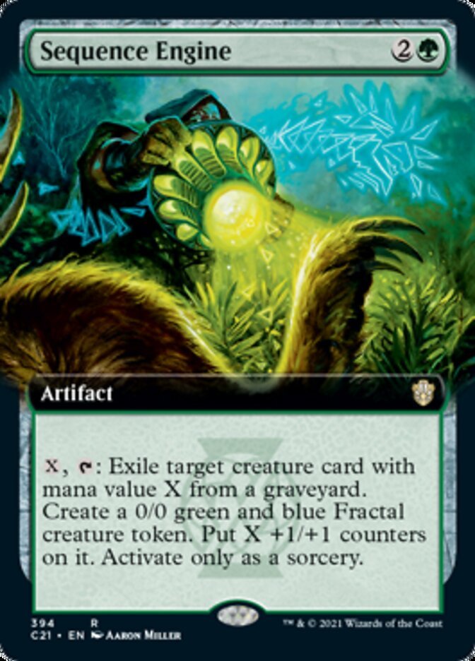 Sequence Engine (Extended Art) [Commander 2021] - Card Brawlers
