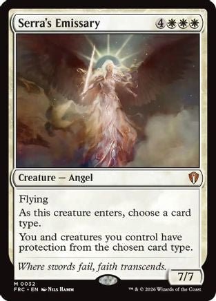 Serra's Emissary (FRC-032) - Commander: Reality Fracture - Card Brawlers