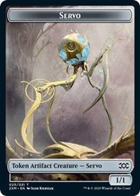 Servo // Thopter (026) Double - Sided Token [Double Masters Tokens] - Card Brawlers
