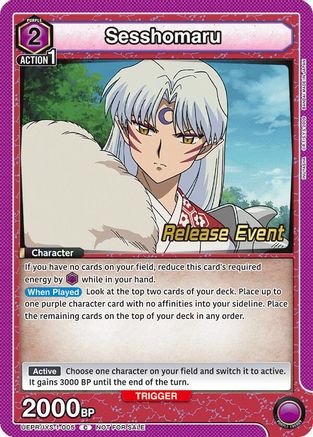 Sesshomaru (005) (UEPR/IYS-1-005) - UE23BT Inuyasha Release Event Cards - Card Brawlers