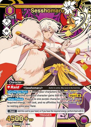 Sesshomaru (009) (SR*) (UE23BT/IYS-1-009) - UE23BT Inuyasha Foil - Card Brawlers