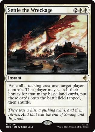 Settle the Wreckage (HOB-026) - The Hobbit - Card Brawlers
