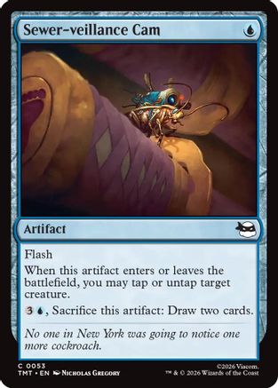 Sewer-veillance Cam (TMT-053) - Teenage Mutant Ninja Turtles Foil - Card Brawlers