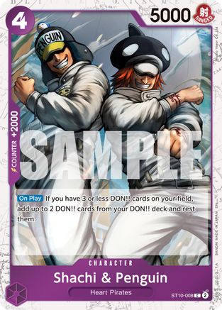 Shachi & Penguin (Pirate Foil) (ST10-008) - Premium Booster -The Best- Vol. 2 Foil - Card Brawlers
