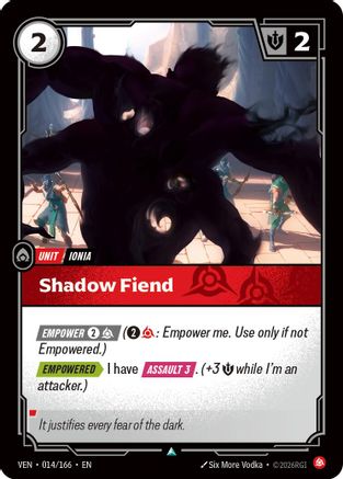 Shadow Fiend (014/166) - Vendetta Foil - Card Brawlers
