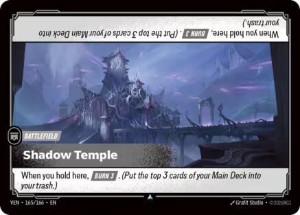 Shadow Temple (165/166) - Vendetta Foil - Card Brawlers