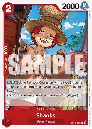 Shanks (007) (OP12-007) - Legacy of the Master - Card Brawlers