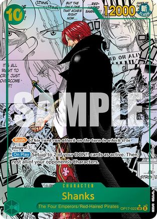 Shanks (022) (Manga) (OP17-022) - The World's Strongest Warriors Foil - Card Brawlers