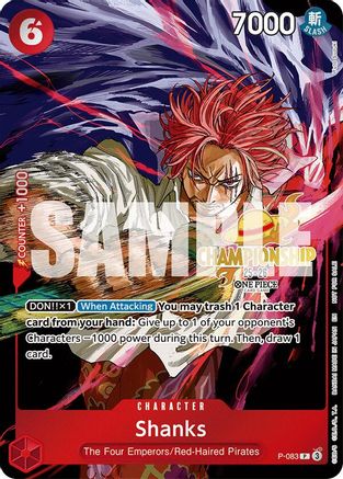 Shanks (CS 25-26 Event Pack) (P-083) - One Piece Promotion Cards Foil - Card Brawlers