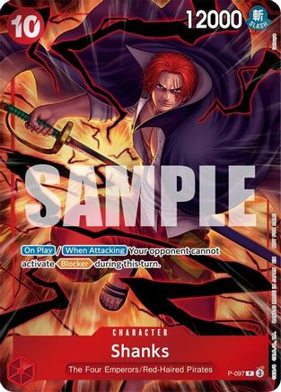 Shanks (Event Pack Vol. 8) (P-097) - One Piece Promotion Cards Foil - Card Brawlers