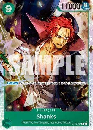 Shanks - ST16-004 (Reprint) (ST16-004) - Premium Booster -The Best- Vol. 2 Foil - Card Brawlers