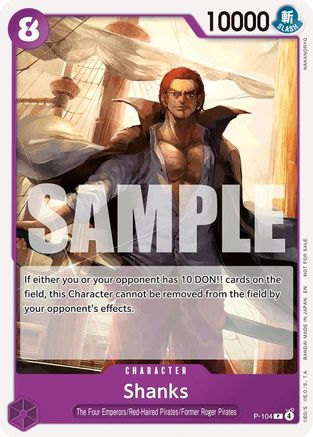 Shanks (Tournament Pack 2026 Vol. 2) (P-104) - One Piece Promotion Cards - Card Brawlers