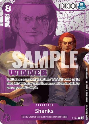 Shanks (Winner Pack 2026 Vol. 2) (P-104) - One Piece Promotion Cards Foil - Card Brawlers