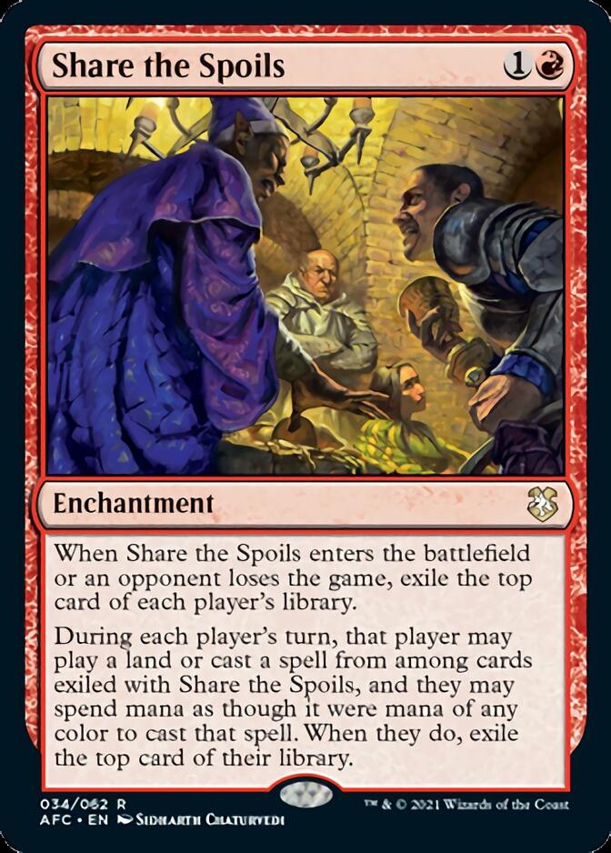 Share the Spoils [Dungeons & Dragons: Adventures in the Forgotten Realms Commander] - Card Brawlers