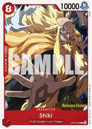 Shiki (OP12-005) - Legacy of the Master Release Event Cards - Card Brawlers