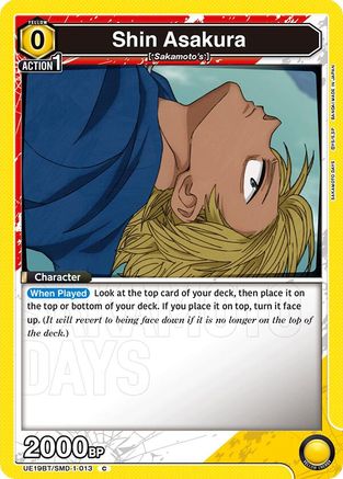 Shin Asakura (013) (UE19BT/SMD-1-013) - UE19BT SAKAMOTO DAYS - Card Brawlers