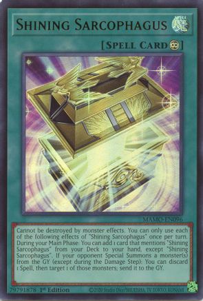 Shining Sarcophagus (MAMO-EN096) - Magnificent Monsters 1st Edition - Card Brawlers
