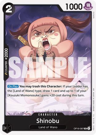 Shinobu (OP16-087) - The Time of Battle - Card Brawlers
