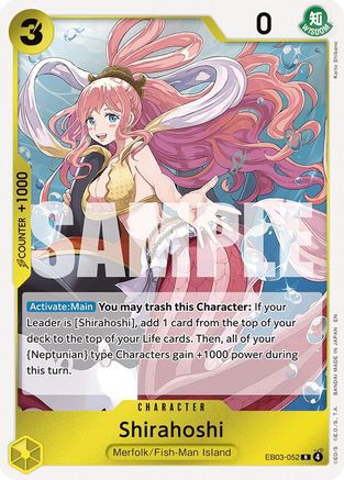 Shirahoshi (EB03-052) - Extra Booster: One Piece Heroines Edition Foil - Card Brawlers