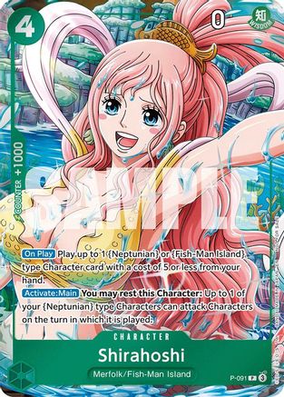 Shirahoshi (Event Pack Vol. 7) (P-091) - One Piece Promotion Cards Foil - Card Brawlers
