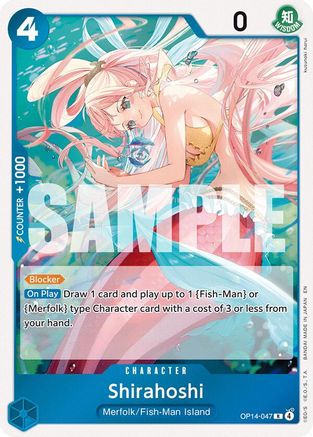 Shirahoshi (OP14-047) - The Azure Sea's Seven Foil - Card Brawlers