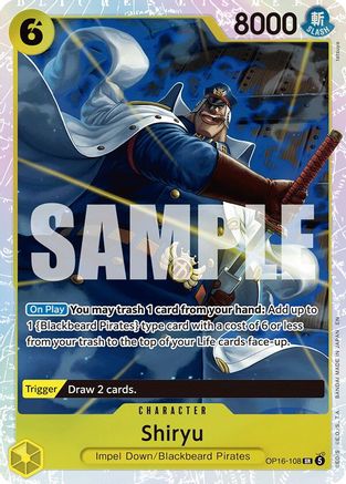 Shiryu (OP16-108) - The Time of Battle Foil - Card Brawlers