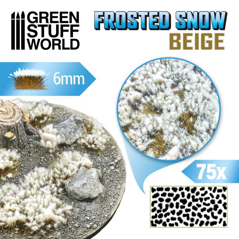 Green Stuff World - Shrub Tufts - Frosted Snow - Green Stuff World - Card Brawlers | Quebec | Canada |
