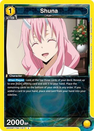 Shuna (017) (UE20BT/TSK-1-017) - UE20BT That Time I Got Reincarnated as a Slime - Card Brawlers