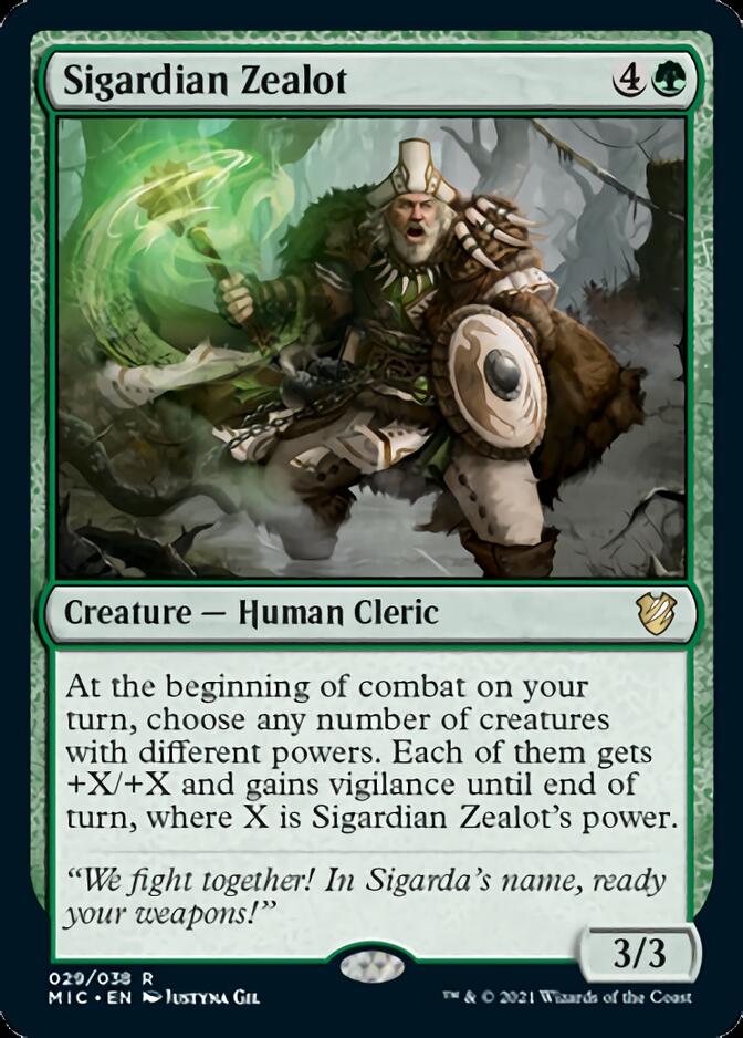 Sigardian Zealot [Innistrad: Midnight Hunt Commander] - Card Brawlers