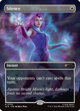 Silence (2779) (SLD-2779) - Secret Lair Drop Series Foil - Card Brawlers