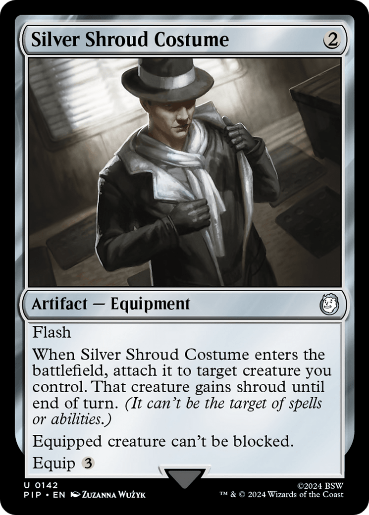 Silver Shroud Costume [Fallout] - Card Brawlers