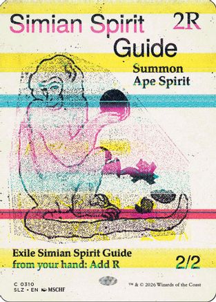 Simian Spirit Guide (0310) (SLZ-310) - Secret Lair x MSCHF: The Zeta Set - Card Brawlers