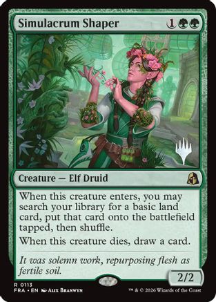 Simulacrum Shaper (PPFRA-113) - Promo Pack: Reality Fracture Foil - Card Brawlers