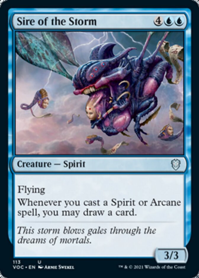 Sire of the Storm [Innistrad: Crimson Vow Commander] - Card Brawlers