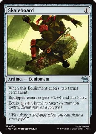 Skateboard (TMT-178) - Teenage Mutant Ninja Turtles Foil - Card Brawlers
