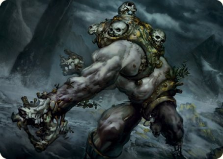 Skull Skaab Art Card [Innistrad: Crimson Vow Art Series] - Card Brawlers