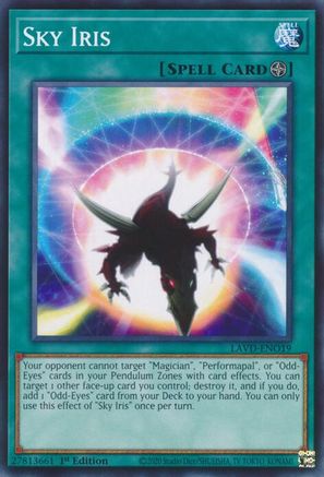 Sky Iris (LAVD-ENO19) - Legendary Arc-V Decks 1st Edition - Card Brawlers