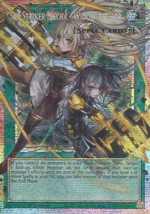 Sky Striker Mecha - Widow Anchor (Starlight Rare) (MAMO-EN019) - Magnificent Monsters 1st Edition - Card Brawlers