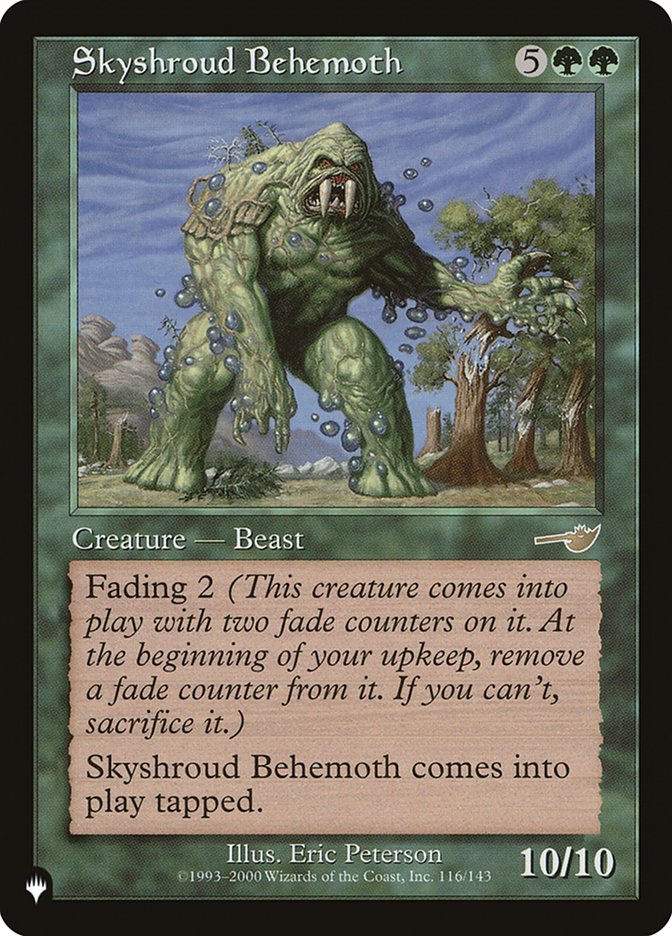 Skyshroud Behemoth [The List] - Card Brawlers