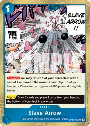 Slave Arrow (Pirate Foil) (OP07-056) - Premium Booster -The Best- Vol. 2 Foil - Card Brawlers
