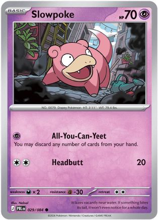 Slowpoke (029/null) [ME05 Pitch Black] - Card Brawlers
